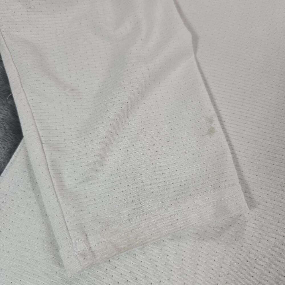 Gymshark Baselayer Shirt Men L White Breathable Athletic Performance Long Sleeve - Picture 6 of 9